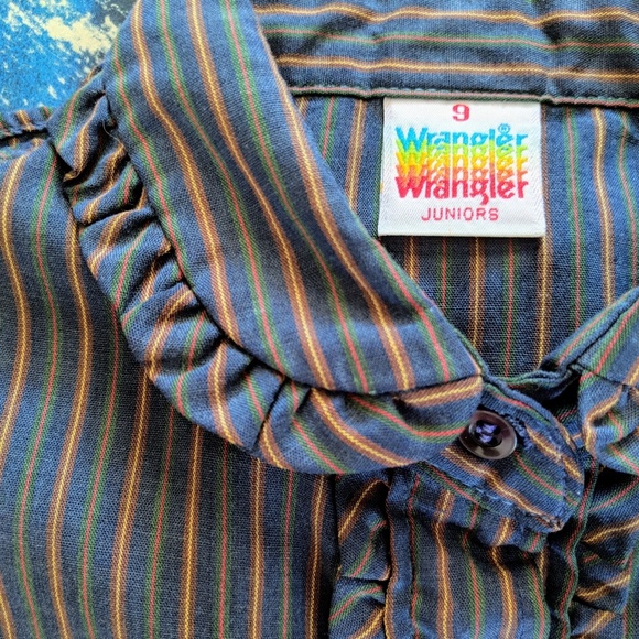 Vintage 🏵️ 70s Wrangler Blouse - Picture 3 of 6